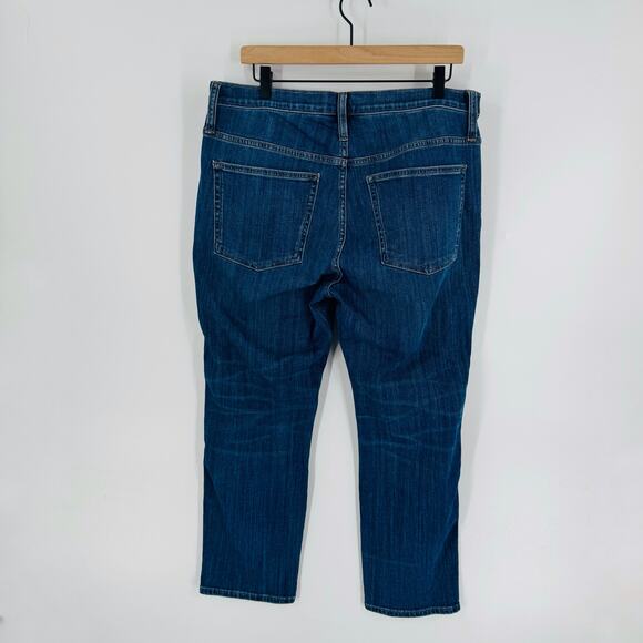 J. Crew Women’s 9" Vintage Slim Straight Jeans Medium Wash Denim Size 32P Petite - Picture 2 of 7